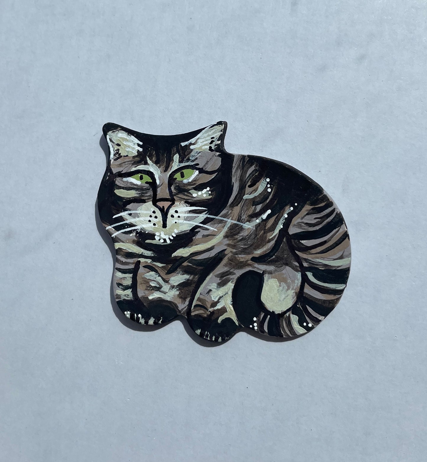 Custom Cat Magnet – Handmade Personalised Pet Gift – Pet Memorial – Cat Portrait – Unique Cat Lover Gift