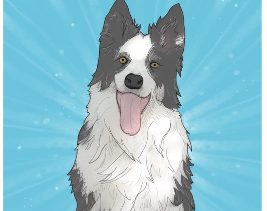 Custom Pet Portrait – Cartoon Style Pop Art Print