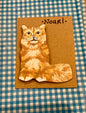 Custom Cat Magnet – Handmade Personalised Pet Gift – Pet Memorial – Cat Portrait – Unique Cat Lover Gift
