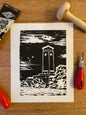 Newport Civic Centre Lino Print - ‘Port Pics’