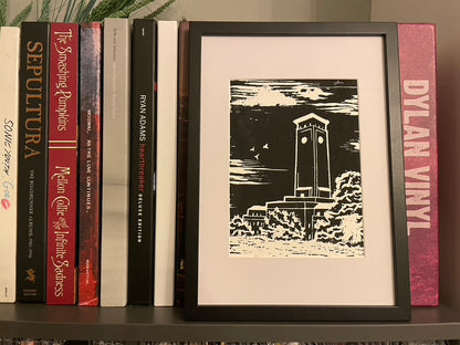 Newport Civic Centre Lino Print - ‘Port Pics’