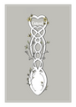 Welsh Love Spoon Llwy Garu illustration print - wedding, anniversary, keep sake gift