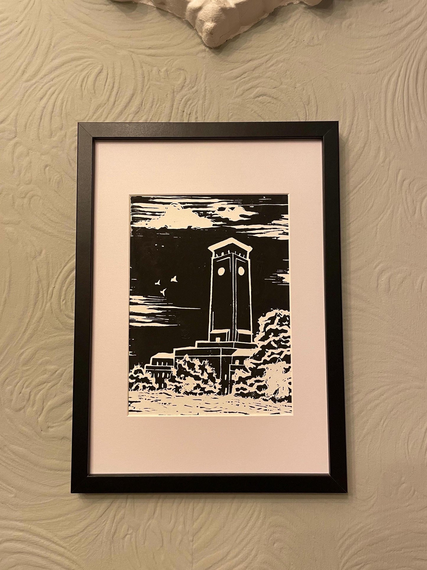 Newport Civic Centre Lino Print - ‘Port Pics’